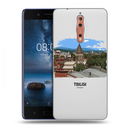 Дизайнерский пластиковый чехол для Nokia 8 Грузия