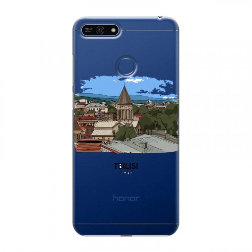 Дизайнерский силиконовый чехол для Huawei Honor 7A Pro Грузия