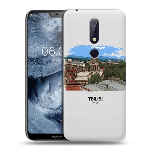 Дизайнерский силиконовый чехол для Nokia 6.1 Plus Грузия