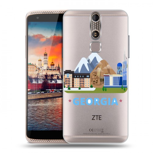 Дизайнерский пластиковый чехол для ZTE Axon Mini Грузия