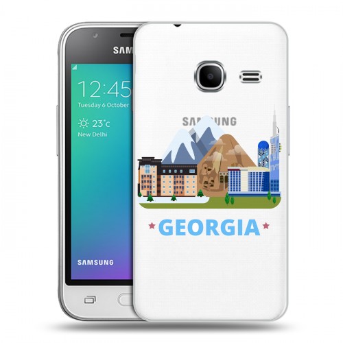 Дизайнерский силиконовый чехол для Samsung Galaxy J1 mini (2016) Грузия