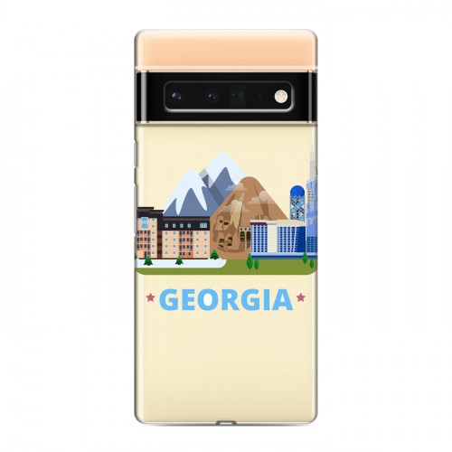 Дизайнерский силиконовый чехол для Google Pixel 6 Pro Грузия