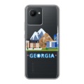 Дизайнерский пластиковый чехол для Realme C30 Грузия