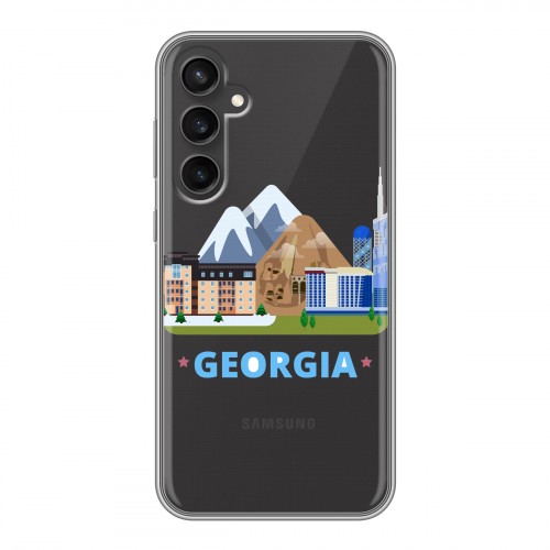 Дизайнерский пластиковый чехол для Samsung Galaxy S23 FE Грузия