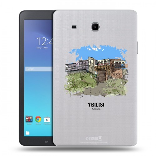 Дизайнерский силиконовый чехол для Samsung Galaxy Tab E 9.6 Грузия