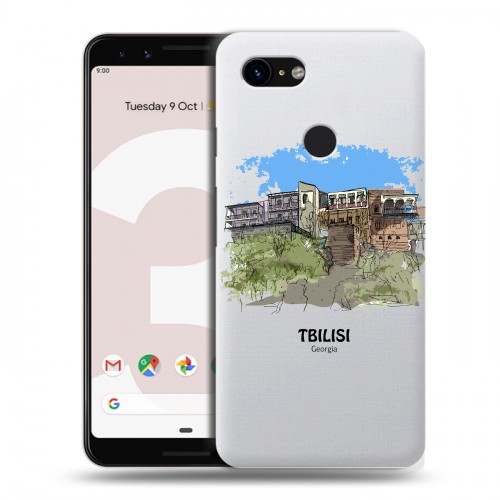 Дизайнерский пластиковый чехол для Google Pixel 3 Грузия