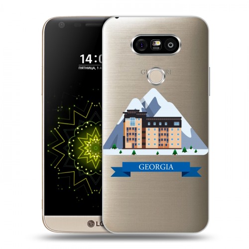 Дизайнерский пластиковый чехол для LG G5 Грузия