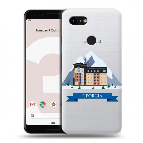 Дизайнерский пластиковый чехол для Google Pixel 3 Грузия