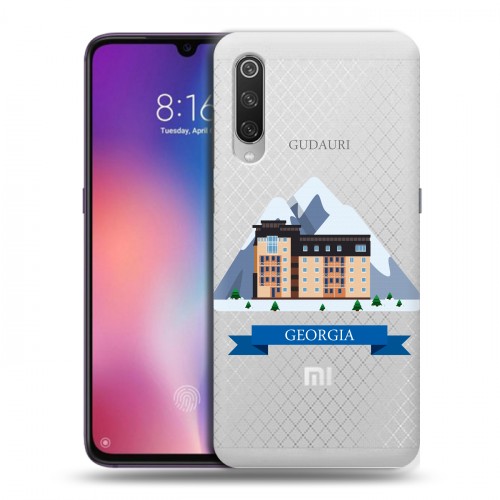 Дизайнерский силиконовый с усиленными углами чехол для Xiaomi Mi9 Грузия