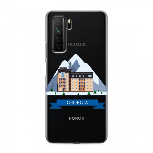 Дизайнерский силиконовый с усиленными углами чехол для Huawei Honor 30S Грузия