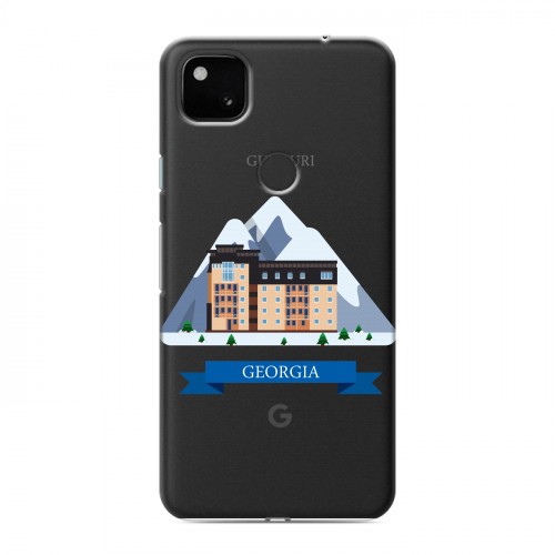 Дизайнерский пластиковый чехол для Google Pixel 4a Грузия