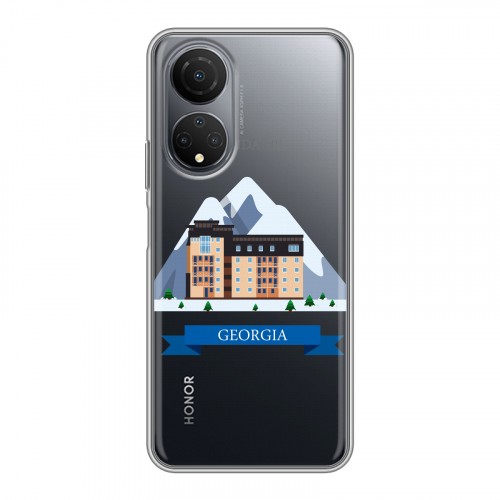 Дизайнерский силиконовый чехол для Huawei Honor X7 Грузия