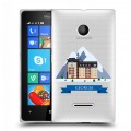 Дизайнерский пластиковый чехол для Microsoft Lumia 435 Грузия