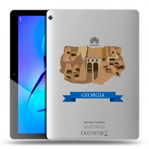 Дизайнерский силиконовый чехол для Huawei MediaPad M3 Lite 10 Грузия