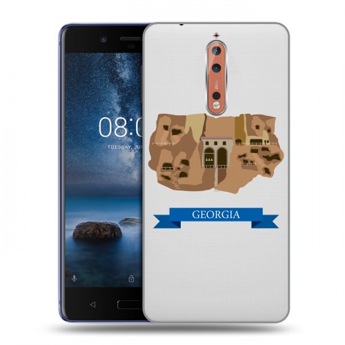 Дизайнерский пластиковый чехол для Nokia 8 Грузия