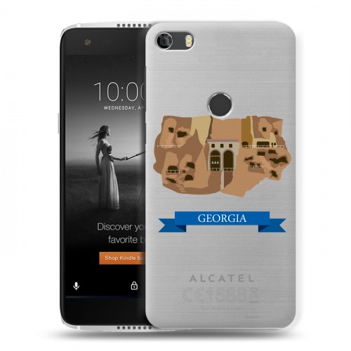 Дизайнерский силиконовый чехол для Alcatel Idol 5S Грузия