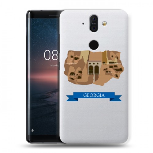 Дизайнерский пластиковый чехол для Nokia 8 Sirocco Грузия