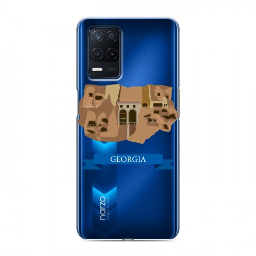 Дизайнерский силиконовый чехол для Realme Narzo 30 5G Грузия