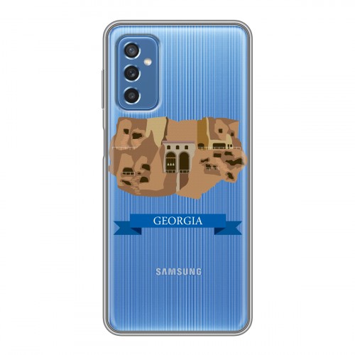 Дизайнерский пластиковый чехол для Samsung Galaxy M52 5G Грузия