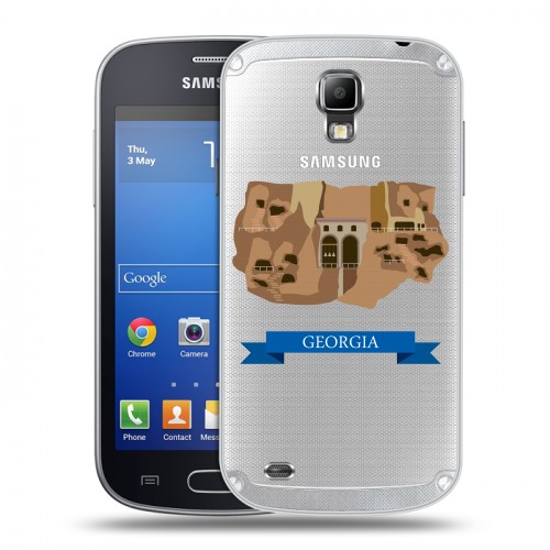 Дизайнерский пластиковый чехол для Samsung Galaxy S4 Active Грузия