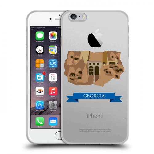 Дизайнерский силиконовый чехол для Iphone 6 Plus/6s Plus Грузия