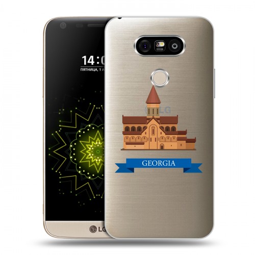 Дизайнерский пластиковый чехол для LG G5 Грузия