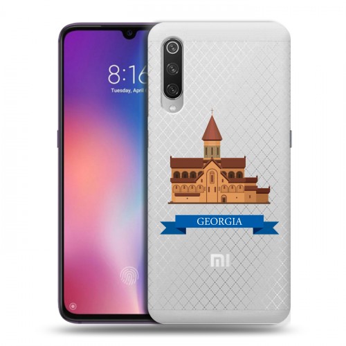 Дизайнерский силиконовый с усиленными углами чехол для Xiaomi Mi9 Грузия