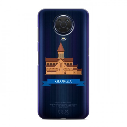 Дизайнерский силиконовый чехол для Nokia G20 Грузия