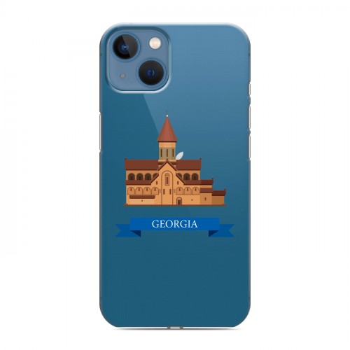 Дизайнерский силиконовый чехол для Iphone 13 Грузия