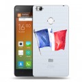 Полупрозрачный дизайнерский пластиковый чехол для Xiaomi Mi4S Флаг Франции