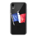 Полупрозрачный дизайнерский пластиковый чехол для Iphone Xr Флаг Франции