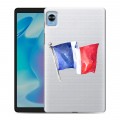 Полупрозрачный дизайнерский силиконовый чехол для Realme Pad Mini Флаг Франции