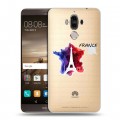 Полупрозрачный дизайнерский пластиковый чехол для Huawei Mate 9 Флаг Франции