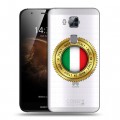 Полупрозрачный дизайнерский силиконовый чехол для Huawei G8 Флаг Италии