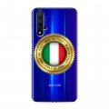 Полупрозрачный дизайнерский пластиковый чехол для Huawei Honor 20 Флаг Италии