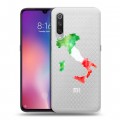 Полупрозрачный дизайнерский силиконовый с усиленными углами чехол для Xiaomi Mi9 Флаг Италии