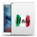Полупрозрачный дизайнерский пластиковый чехол для Ipad Pro Флаг Италии