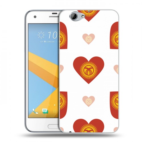 Дизайнерский пластиковый чехол для HTC One A9S флаг Киргизии