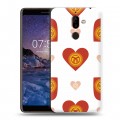 Дизайнерский пластиковый чехол для Nokia 7 Plus флаг Киргизии