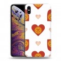 Дизайнерский силиконовый чехол для Iphone Xs Max флаг Киргизии