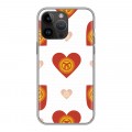 Дизайнерский силиконовый чехол для Iphone 14 Pro Max флаг Киргизии
