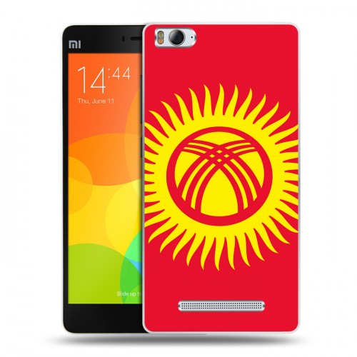 Дизайнерский пластиковый чехол для Xiaomi Mi4i флаг Киргизии