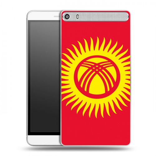 Дизайнерский пластиковый чехол для Lenovo Phab Plus флаг Киргизии