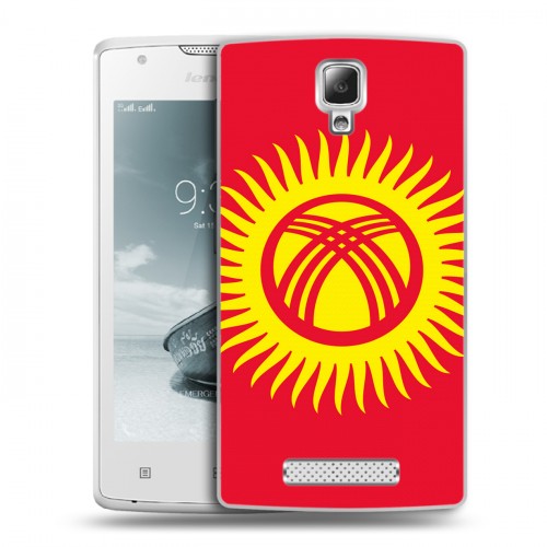 Дизайнерский пластиковый чехол для Lenovo A1000 флаг Киргизии