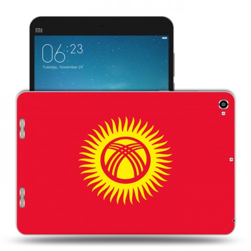 Дизайнерский силиконовый чехол для Xiaomi Mi Pad 2 флаг Киргизии