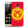 Дизайнерский пластиковый чехол для Huawei Honor 5C флаг Киргизии