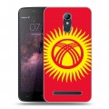 Дизайнерский силиконовый чехол для Homtom HT17 флаг Киргизии