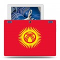 Дизайнерский силиконовый чехол для Lenovo Tab 2 A10-30 флаг Киргизии