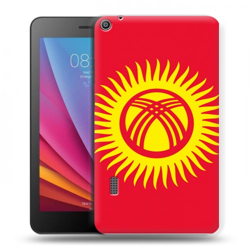 Дизайнерский силиконовый чехол для Huawei MediaPad T3 7 флаг Киргизии
