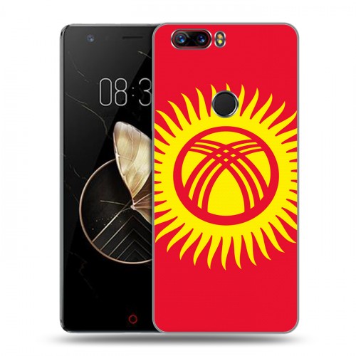 Дизайнерский пластиковый чехол для ZTE Nubia Z17 флаг Киргизии